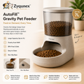 🐾 **Zyqunex™ SmartServe Max – Gravity Auto Pet Feeder**