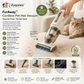 🧹 **Zyqunex™ CleanSweep Cordless Fur Vacuum**